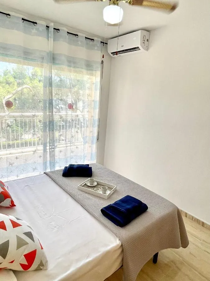 Apartbeach Santa Elena Climatizado Parking Y Junto Playa Capellans Salou 0*,