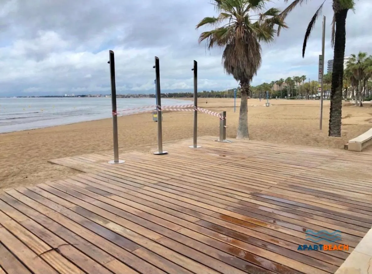 Apartbeach Santa Elena Climatizado Parking Y Junto Playa Capellans Salou Apartment