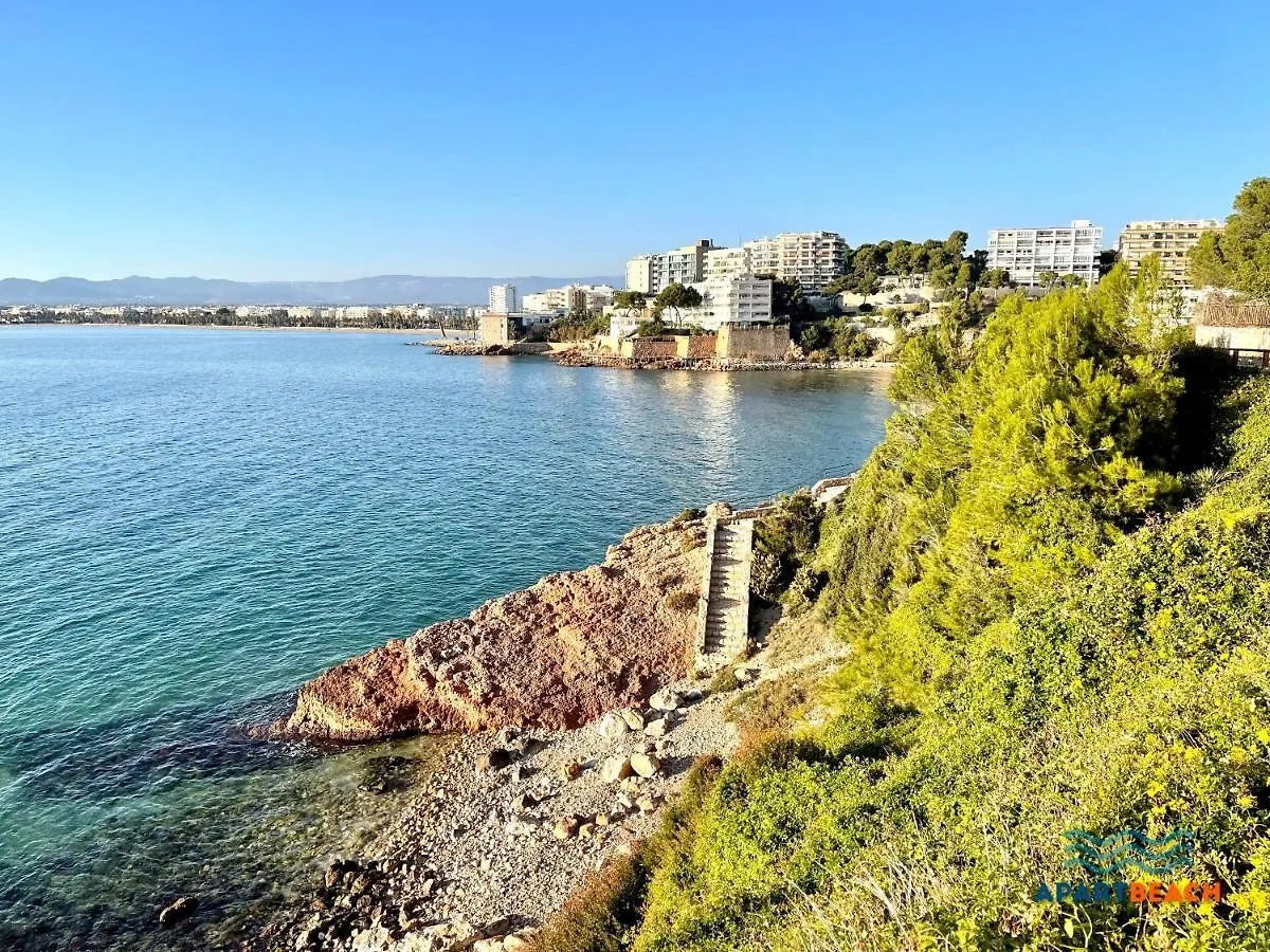 Apartbeach Santa Elena Climatizado Parking Y Junto Playa Capellans Salou 0*,